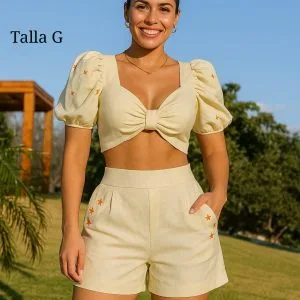 Bello Conjunto con Short🥰.👍