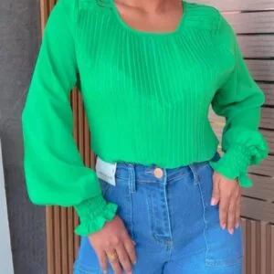 Bella Blusa Manga Larga🌟.