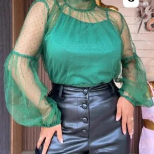 Bella Manga larga con basica🥰.