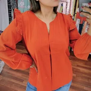 Bella Blusa Manga Larga🤩.