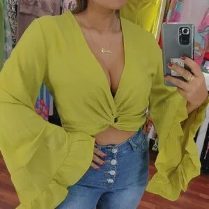 Hermosa Blusa Manga Larga😚.