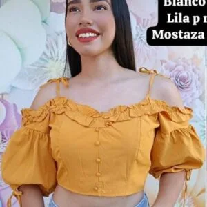 Bella Blusa Manga 3/4😎.