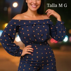 Bello Enterizo Corto con manga larga💝.👍