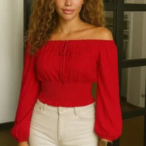 Bella Blusa Manga Larga😚.