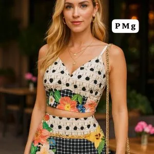 Bello Conjunto con Falda corta😎.👍