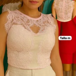 Bella Blusa de Encaje😚.