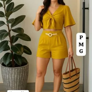 Bello Conjunto con short😘.👍