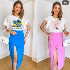 Bella Falda Larga😍.