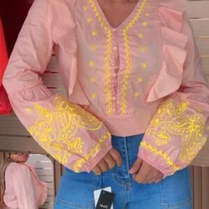 Blusa Manga Larga con bordados💝.