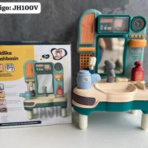 Lavamanos Infantil con Agua Real con Grifo a Presión.