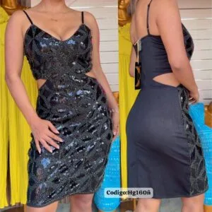 Hermoso Vestido de lentejuela Corto😘.👍