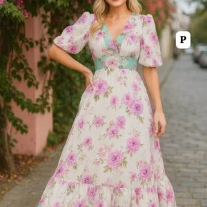 Bello Vestido Floreado😍.👍