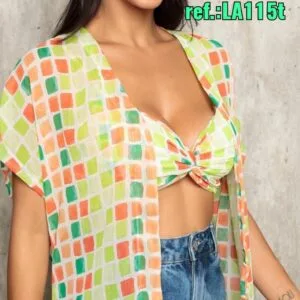 Bella blusa de 2 piezas Top y Tapadito🥰.