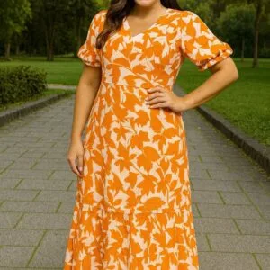 Hermoso Vestido Largo talla especial🤗.👍