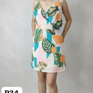 Hermoso Vestido corto estampado😍.