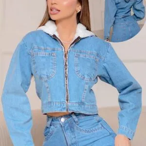 Hermosa chaqueta con chulo.