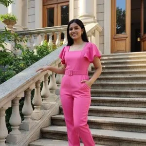 Hermoso Enterizo Largo con Cinturon🤗.👍