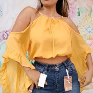 Bella blusa manga larga⭐.