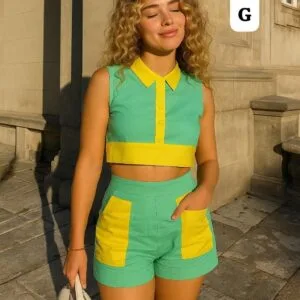 Bello Conjunto con Short😍.👍