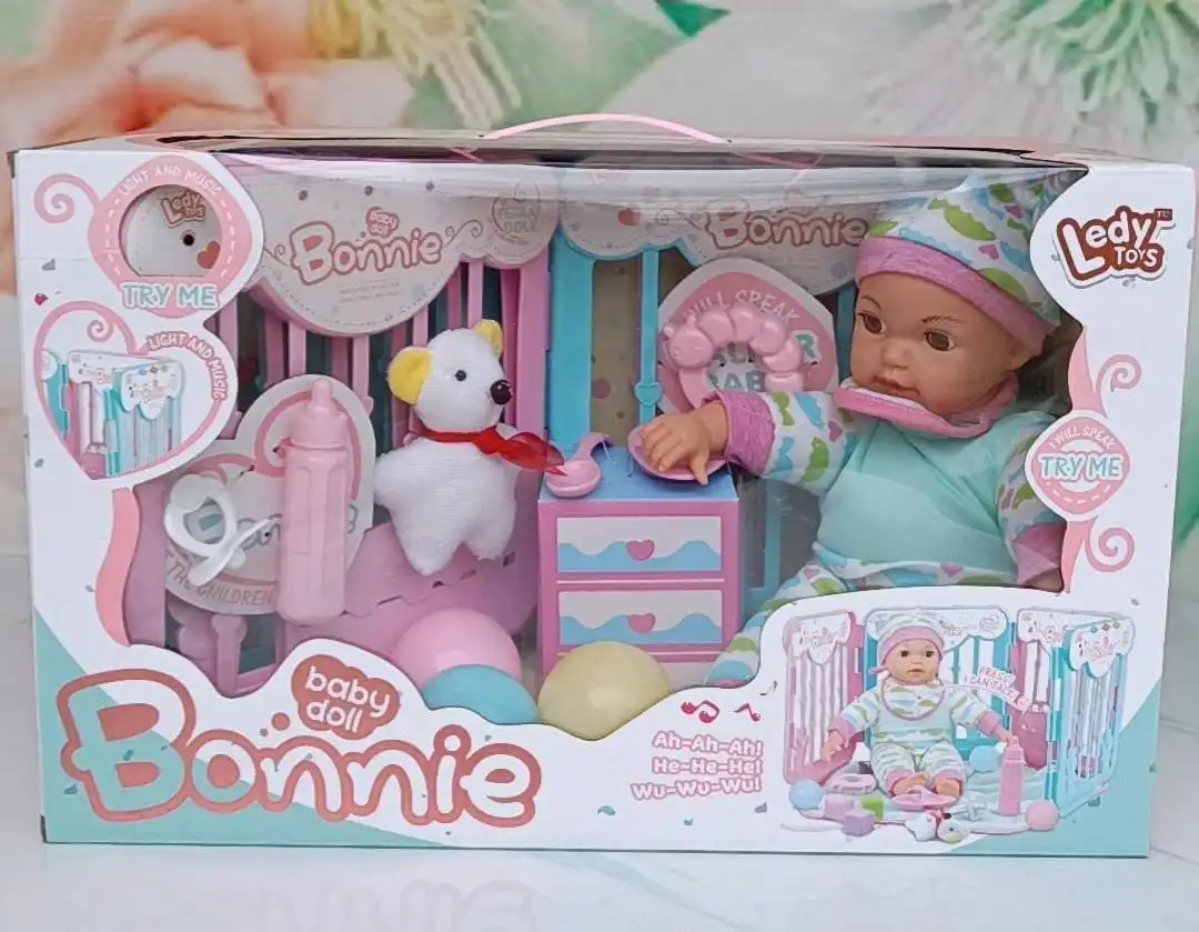 Muñeca Bonnie con Corral Musical y Accesorios🍶⭐. - Imagen 3