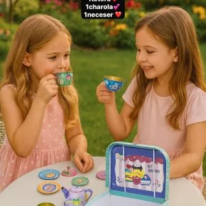 Hermoso set de Té Metálico animalitos😘⭐.