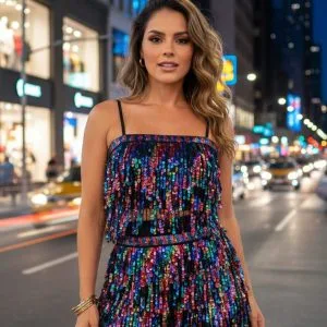 Bello Conjunto con Falda✨.👍