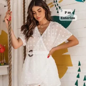 Bello Enterizo Corto Escote en el pecho🌟.👍