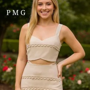 Hermoso Conjunto con Falda Corta⭐.👍