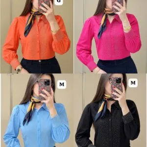 Blusa Manga Larga Con brillos😎.