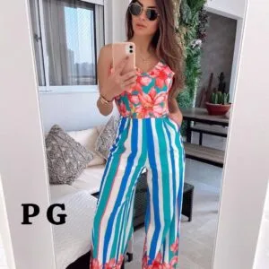 Hermoso Enterizo Floreado Largo💐.👍