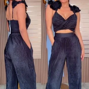 Hermoso Conjunto con Pantalona y Top💝.👍