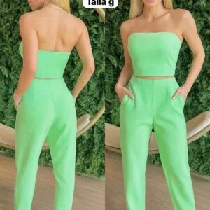 Hermoso Conjunto con Pantalona y Top🥰.👍