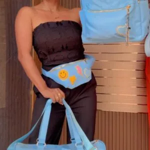 Hermosa Mochila Piero de 3 piezas semi impermeable..