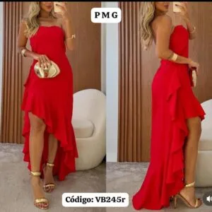 Hermoso Vestido Largo Cola de pato😍.👍
