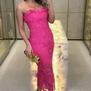 Hermoso Vestido de Encaje Largo🥰.👍