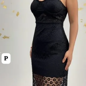 Hermoso Vestido Largo con Encaje😍.👍