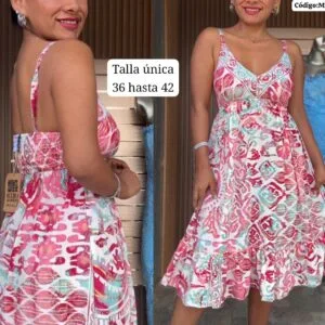 Hermoso Vestido Corto Estampado❤️.