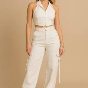 Hermoso Conjunto Top y Pantalona🤗.