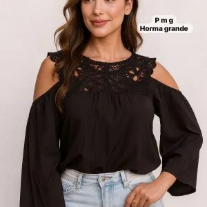 Hermosa Manga larga de Encaje😚.