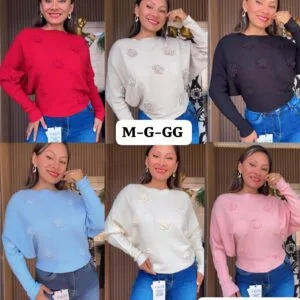 Hermosa Manga Larga de Flor🌷.