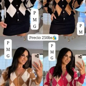 Hermosa Chompa Ajedrez😘.