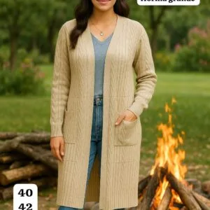 Hermoso Saco De Lana Largo😘.