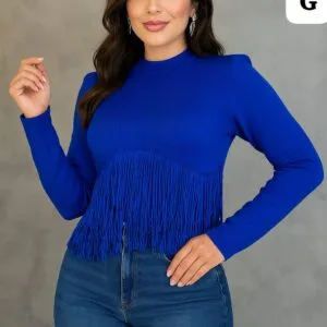 Hermosa Chompita con Flecos 😍.
