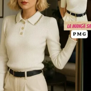 Bella chompa con Manga Corta y Larga🥰.