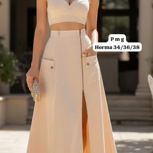 Bello Conjunto Falda Larga y Top😍.👍