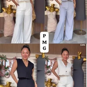 Bello Conjunto Pantalona y Chaleco🥰.👍