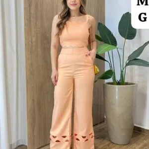 Hermoso Conjunto Pantalon y Top😍.👍