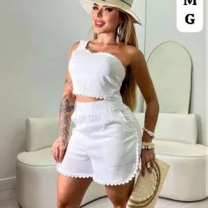 Bello Conjunto Short con Blusa😘.👍💋