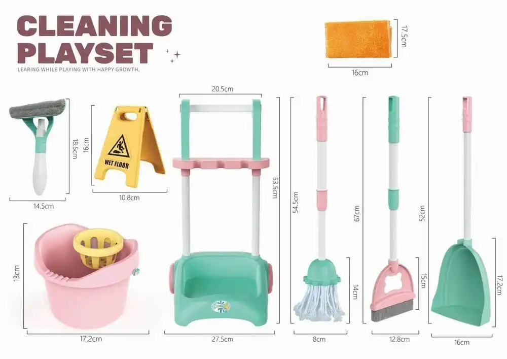 Set de Limpieza Infantil — Cleaning Playset Educativo💡⭐. - Imagen 3
