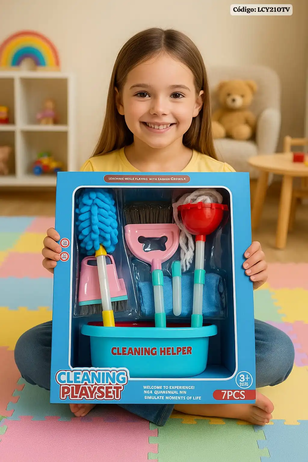 Set de Limpieza Infantil 7 Piezas – Cleaning Playset🎏⭐.